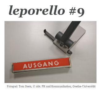 Der neue Sammlungs-Newsletter leporello#9 ist da!